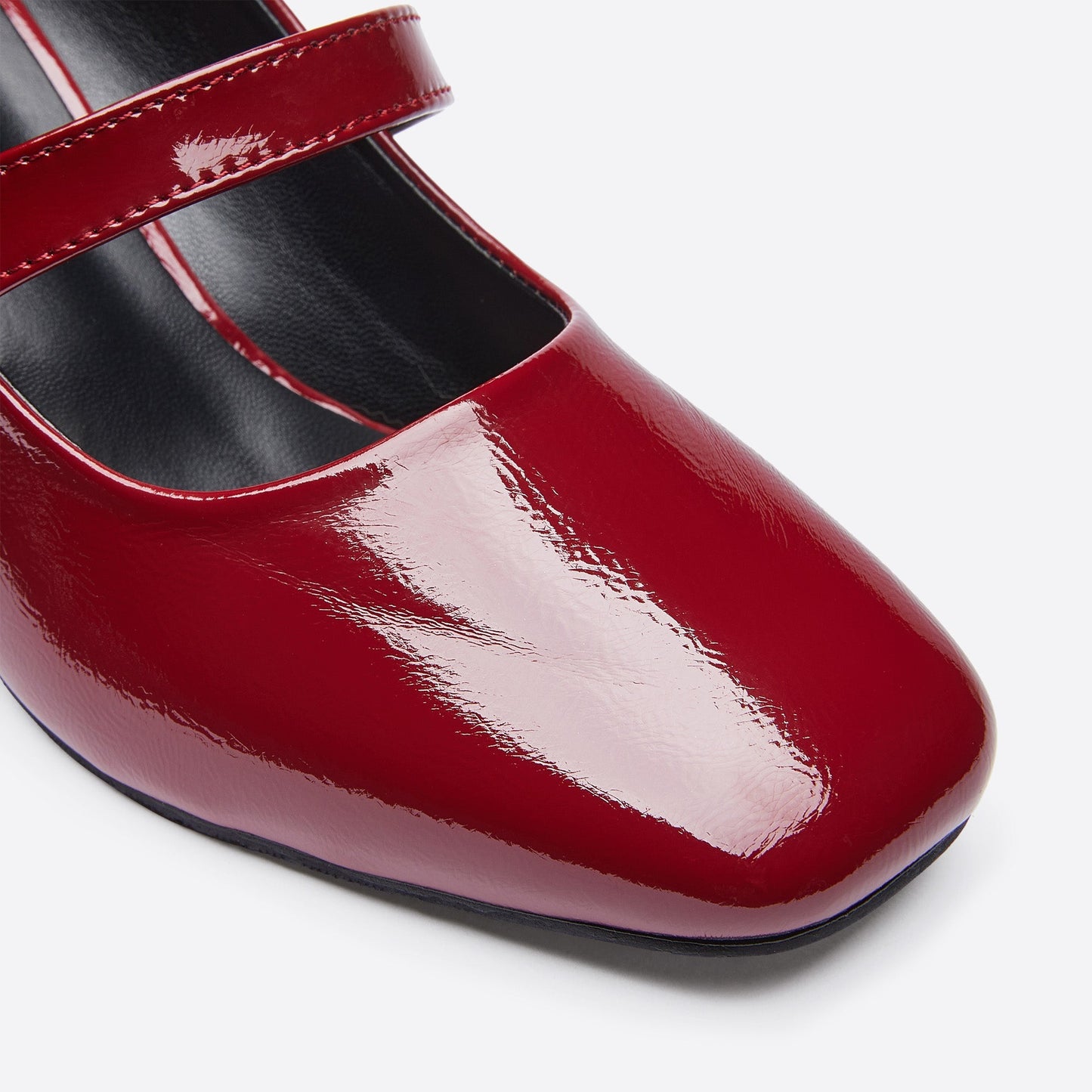 flowersverse - Women Ornament Block Heeled Mary Janes