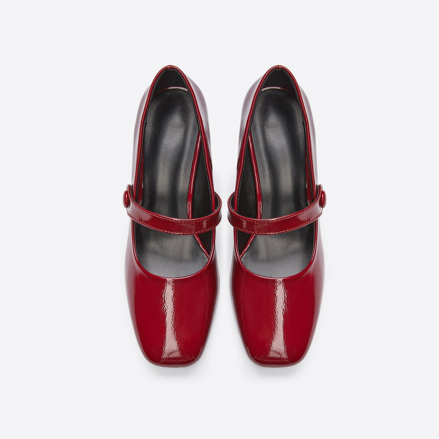 flowersverse - Women Ornament Block Heeled Mary Janes
