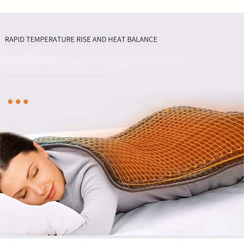 1pc Luxurious Polyester Intelligent Electric Blanket with Timing Overheat Protection - Soft, Cozy, and Therapeutic for All Seasons - Perfect Holiday Gift for Friends and Family