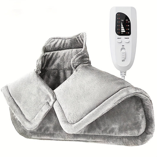 1pc Electric Blanket Heating Pad For Neck And Shoulder, With Auto Off Function, 6 Level Heating Settings, 4 Level Timer Blanket For Sofa Couch Bed, Best Holiday Gift Blanket For Friend And Family