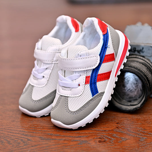 flowersverse Spring and Autumn Mesh Breathable Boys Shoes Breathable Running Shoes Casual Shoes Children Sneaker Baby Shoes Girls' Running Shoes