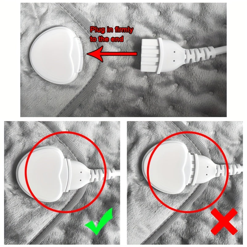 1pc Electric Heating Pad For Neck And Shoulder, Heating Pad With 120 Minutes Auto Shut Off, 6 Temperature Settings & 4 Level Timer Settings, Mother's Day Gifts, Birthday Gifts For Women And Men, Mom Or Dad