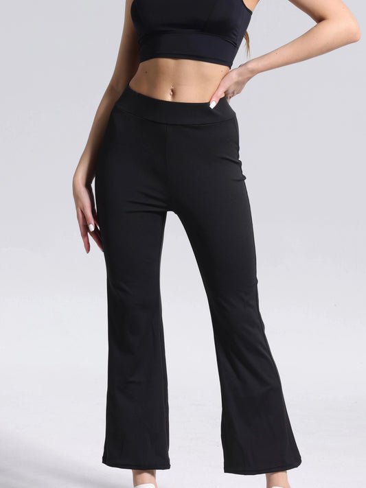 Women's Outdoor Hiking Pants, Fashionable, Water-Resistant, Four-Season, High-Waisted, No Pattern, No Print