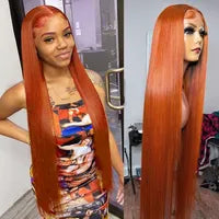 White Human Hair Wigs For Women Platinum Blonde Lace Front Wig Straight Brazilian Remy Hair HD Transparent Lace Wigs