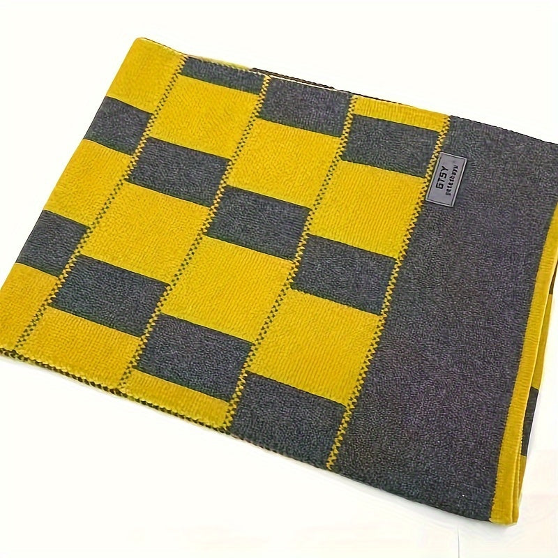 1pc Men's Thickened Scarf, Autumn Winter Casual Scarf
