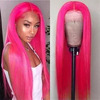 White Human Hair Wigs For Women Platinum Blonde Lace Front Wig Straight Brazilian Remy Hair HD Transparent Lace Wigs