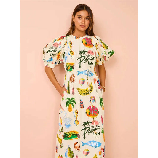 undefined designer dress Australia brand ALE partydress printing skirt dresses for womens clothing elegant womandress high quality summer new outfits