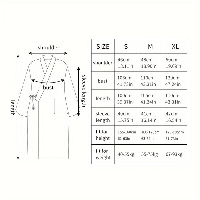 1pc Summer Women's Bathrobe, Absorbent Cotton Floral Printed Sleepwear, Super Soft Spa Robe, For Bathroom Bedroom Spa, Ideal Bathroom Supplies, Summer Accessories