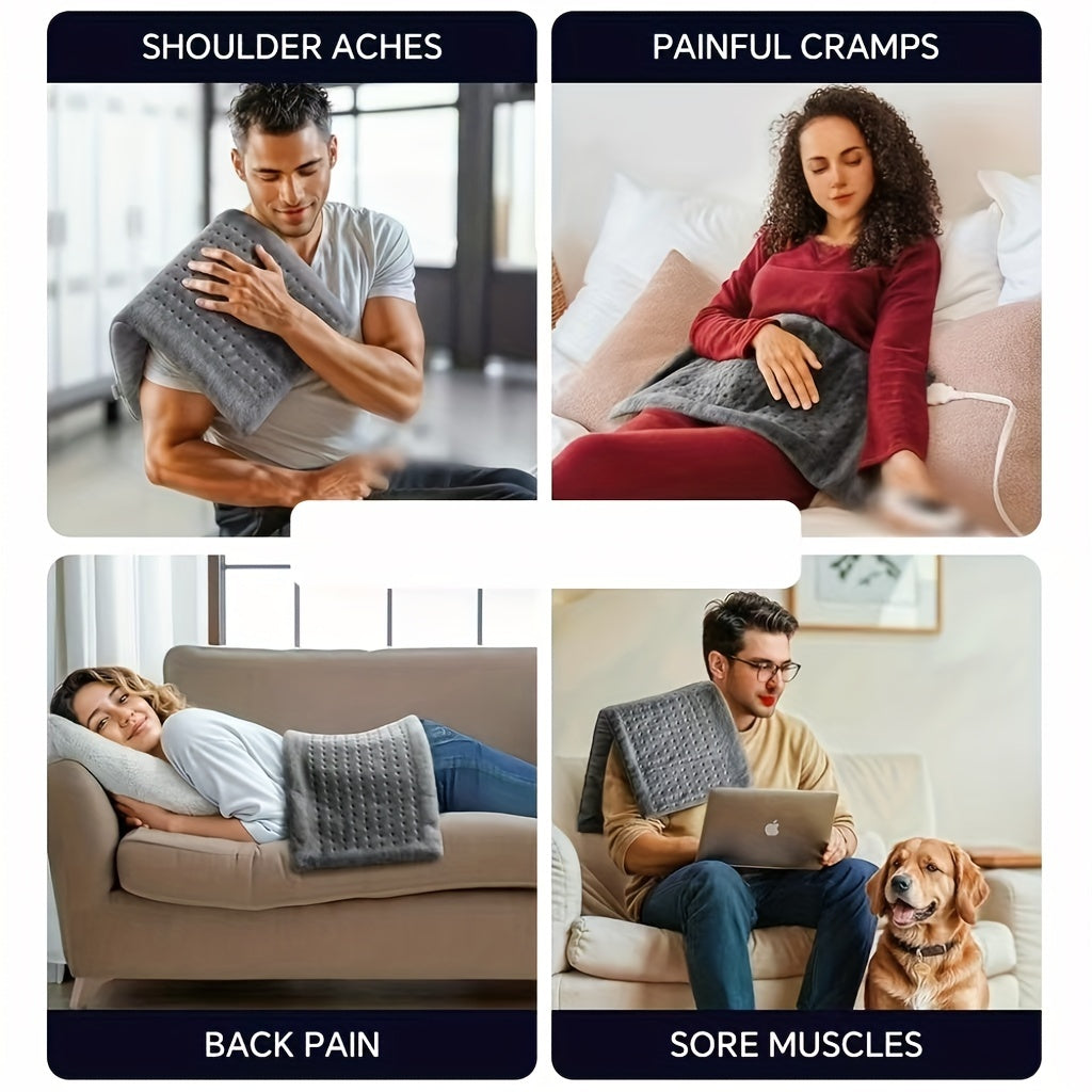 Extra Large Heating Pad For Back, Neck, Shoulder, Abdomen, Waist, Knee, And Leg Comfort - 2-Hour Auto-Off, Machine Washable, Moist/Dry Heat, Electric Heating Pad For Comfort And Muscle