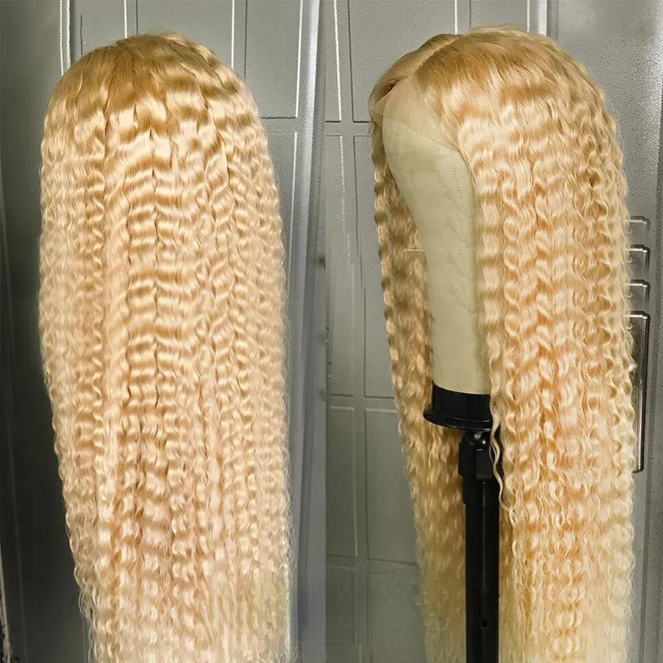 99j Burgundy 13x4 Hd Lace Water Wave Frontal Wigs Human Hair Glueless Red Colored Brazilian Wigs 36 Inch Deep Wave Wig