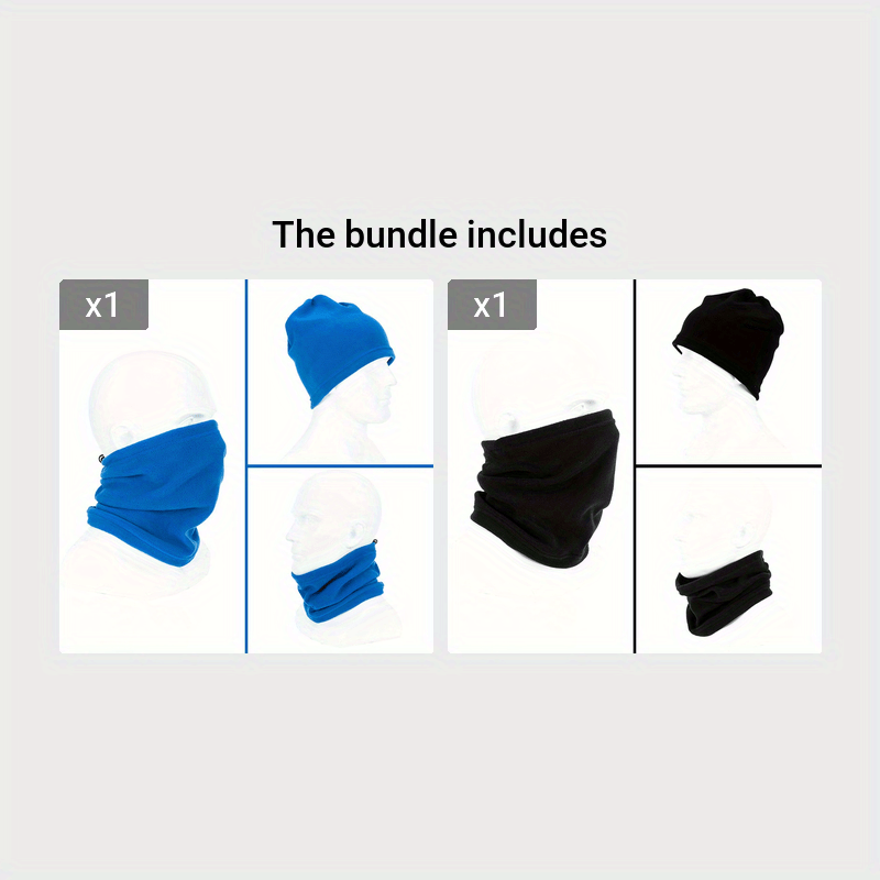 1pc Cozy Autumn and Winter Unisex Polar Fleece Neck Scarf - Soft, Windproof, and Warm for Outdoor Activities - Perfect for Casual Daily Wear