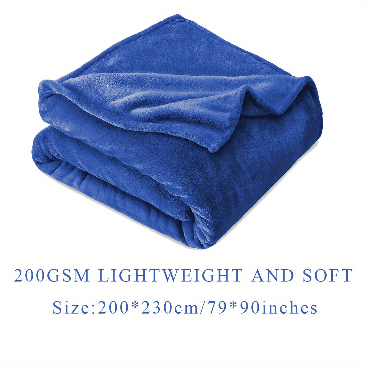 1pc Cozy Flannel Blanket - Soft, Warm, and Plush Solid Color Throw for Couch, Bed, Sofa - Perfect for Chilly Nights and Snuggling Up