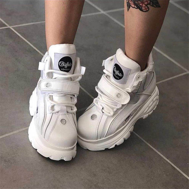 Black Friday Amozae Trainers Designer Brand Tennis Women Sneakers Genuine Leather Platform Sneakers Ladies Fashion New Women Dad Shoes Chunky