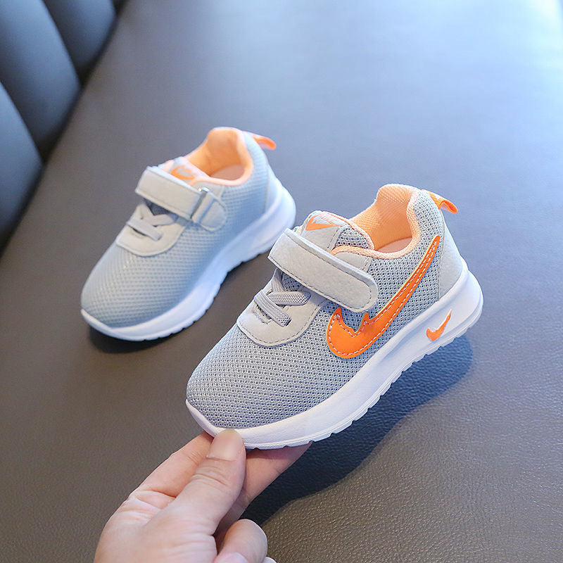flowersverse Children's Sneaker Spring and Autumn Boys Baby Mesh Shoes Girls Soft Bottom Stylish Shoes Children's Shoes Wholesale Delivery