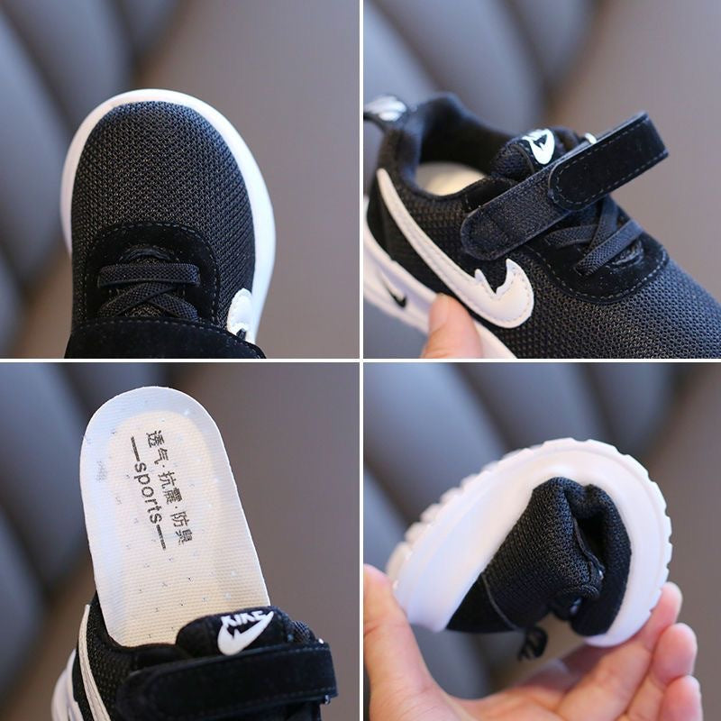 flowersverse Children's Sneaker Spring and Autumn Boys Baby Mesh Shoes Girls Soft Bottom Stylish Shoes Children's Shoes Wholesale Delivery