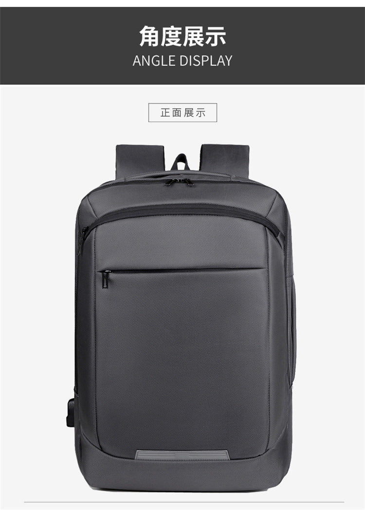 FLOWERSVERSE 2025 Business backpack fashionable new large-capacity simple travel bag casual men's computer backpack male student schoolbag
