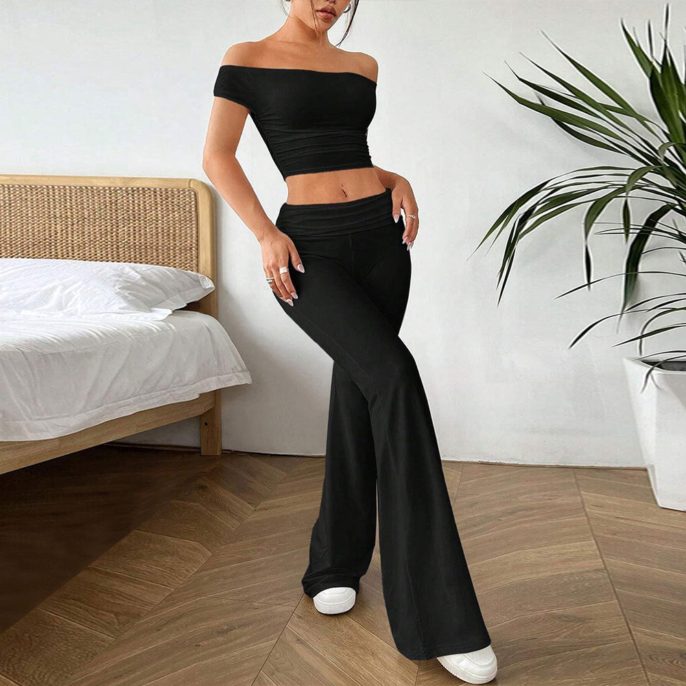 FLOWERSVERSE 2025 New women's clothing 2025 sexy fashion suit 2025 spring and summer new short top trousers two-piece set