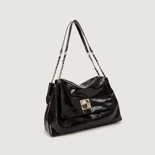 2025 Tote bag popular autumn and winter high-end sense large-capacity shoulder bag fashion versatile Korean version women's bag temperament commuter bag