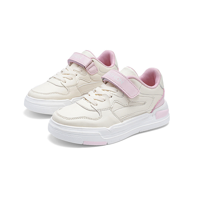 flowersverse Cross-Border New Arrival Children's Shoes Children's Fashion Brand Letters Sneaker Korean Style Bread Shoes Casual Shoes Boys 'And Girls' Sneakers