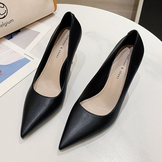 2025 SX988-3 2025 new pointed stiletto high heels fairy style solid color high heels super high heels women