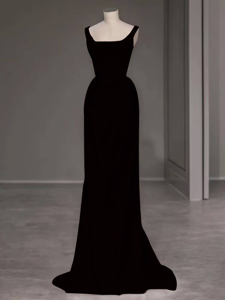 2025 satin light clothing wedding dress spring new temperament simple go out small trailing suspender welcome dress