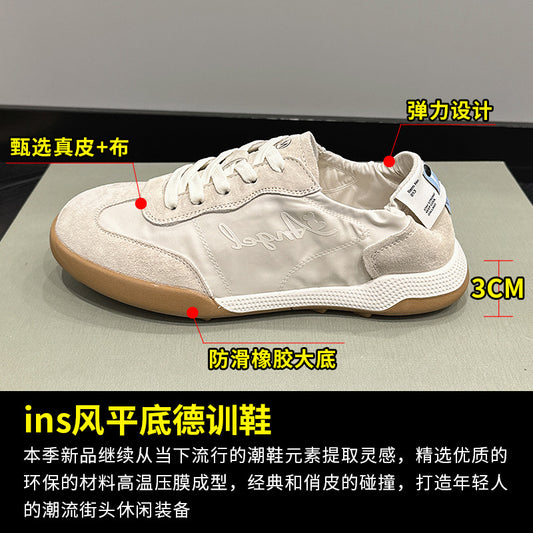 2025 Thin mesh breathable strap waffle shoes women's new thick-soled versatile small waist versatile dad shoes trendy shoes