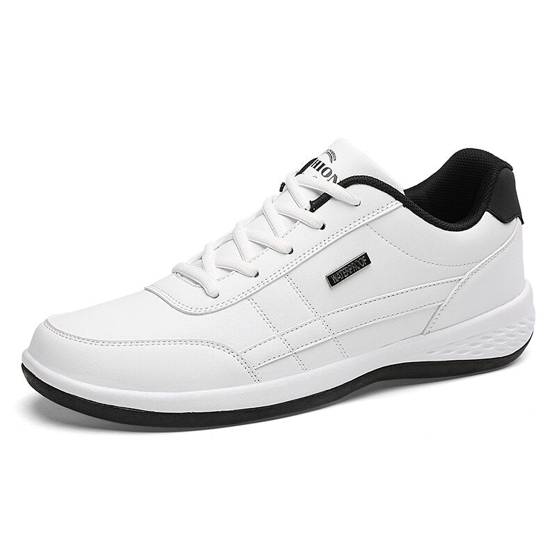 Amozae Men Sneakers Shoes Luxury Brand Leather Casual Sports Shoes Mens Zapatillas Hombre Tennis Running Male Sneaker Plus Size 48