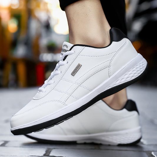 Amozae Men Sneakers Shoes Luxury Brand Leather Casual Sports Shoes Mens Zapatillas Hombre Tennis Running Male Sneaker Plus Size 48