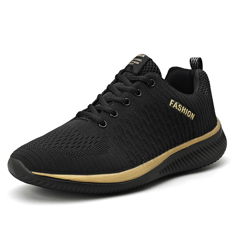 flowersverse Men Running Shoes Comfortable Sport Shoes Lightweight Walking Men Sneakers Breathable Zapatillas Women Tennis Shoes Black
