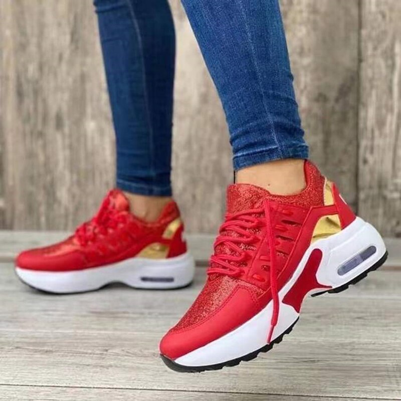 Amozae 2022 Comfortable Outdoor High-Quality Walking Shoes Women's White Shoes Spring Autumn New Lace-Up Flat Casual Sports Shoes