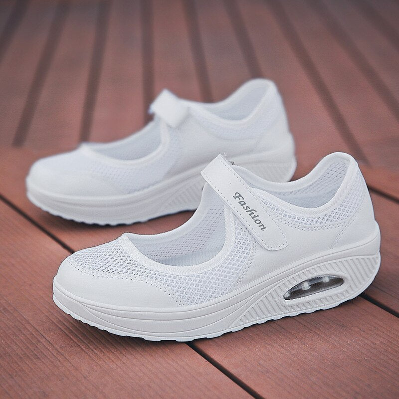 Black Friday Amozae White Chunky Sneakers Women's Vulcanize Shoes Casual Women Shoes Vulcanized Sneakers Walking Shoes Tenis Feminino Plus Size 43