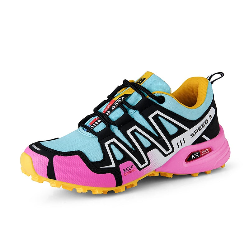 flowersverse New Casual Shoes Women Platform Sneakers Fashion Shoes Female Autumn Winter Lace Up Outdoor Hiking Cycling Shoes Colorful