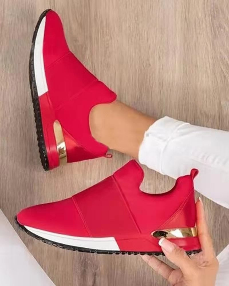 Thanksgiving flowersverse Women Mesh Breathable Sneakers Fashion Slip On Flat Casual Shoes Wedges Platform Women Lightweight Out Walking Shoes Zapatillas