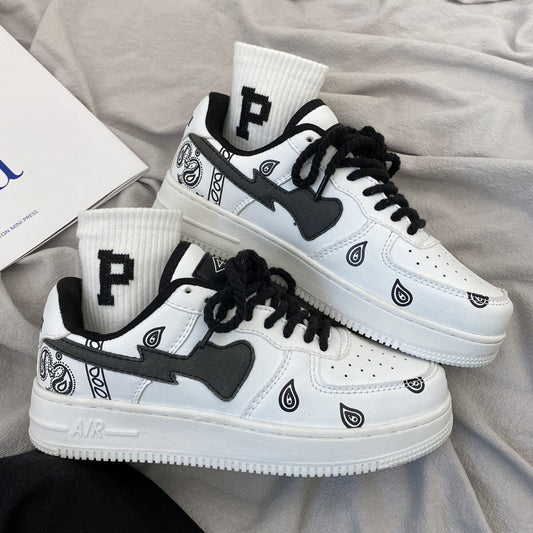 Black Friday Amozae White Sneakers Women Vulcanized Shoes Fashion Women's Flat Shoes Luxury Couple Sport Shoes Light Comfort Ladies Walking Shoes