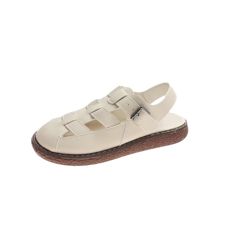 Graduation Gift Women Sandals Flat-Bottomed Heightened Hollow Ladies Shoes Summer New Refreshing Comfortable Gladiator Females Sandals