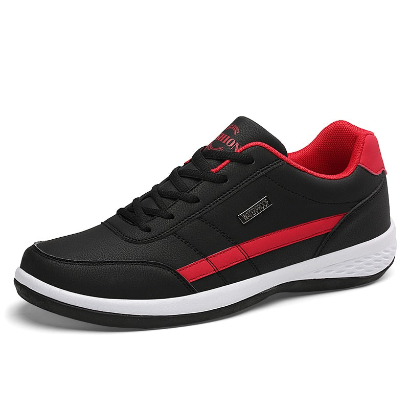 Amozae Men Sneakers Shoes Luxury Brand Leather Casual Sports Shoes Mens Zapatillas Hombre Tennis Running Male Sneaker Plus Size 48