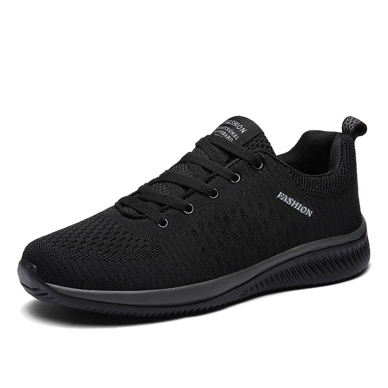 flowersverse Men Running Shoes Comfortable Sport Shoes Lightweight Walking Men Sneakers Breathable Zapatillas Women Tennis Shoes Black