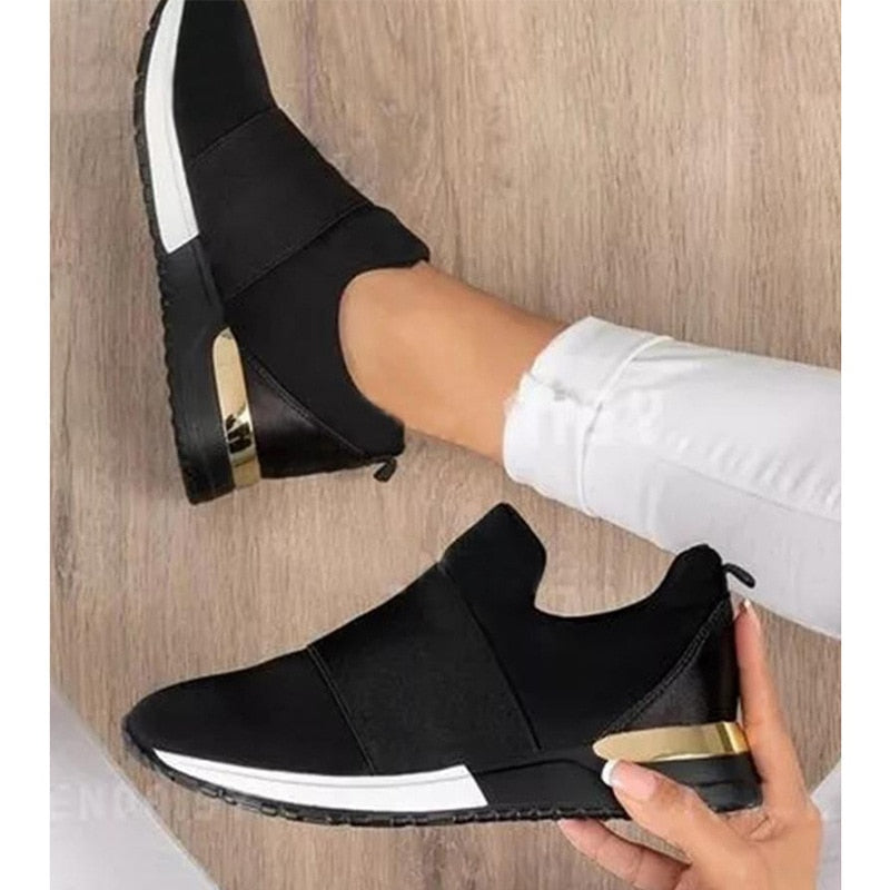 Thanksgiving flowersverse Women Mesh Breathable Sneakers Fashion Slip On Flat Casual Shoes Wedges Platform Women Lightweight Out Walking Shoes Zapatillas