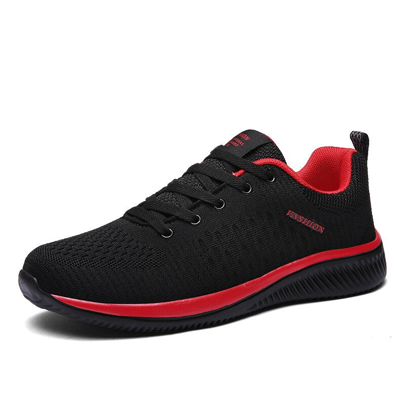 flowersverse Men Running Shoes Comfortable Sport Shoes Lightweight Walking Men Sneakers Breathable Zapatillas Women Tennis Shoes Black