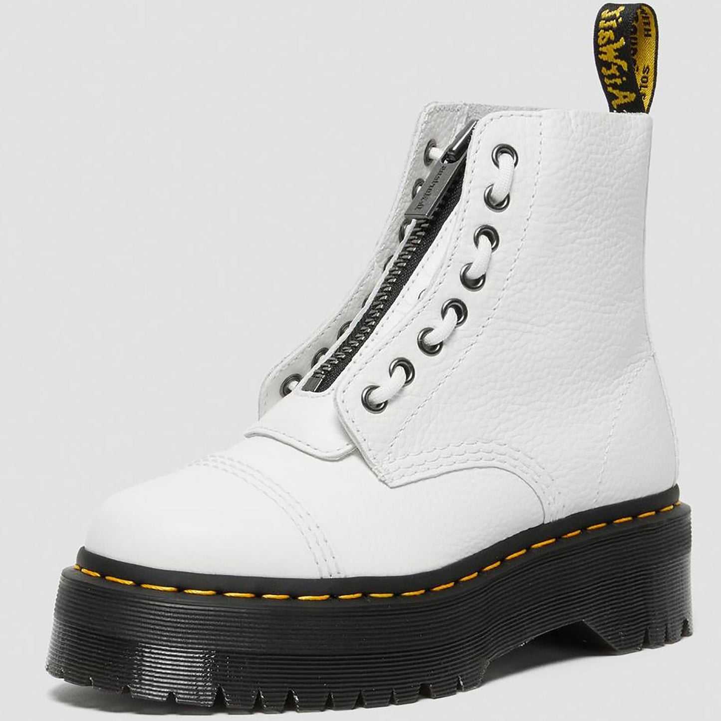 Amozae Women Platform Boots Ladies Genuine Leather Combat Boot Female Motorcycle Zipper Winter Height Ankle Boots Zapatos Mujer Shoes