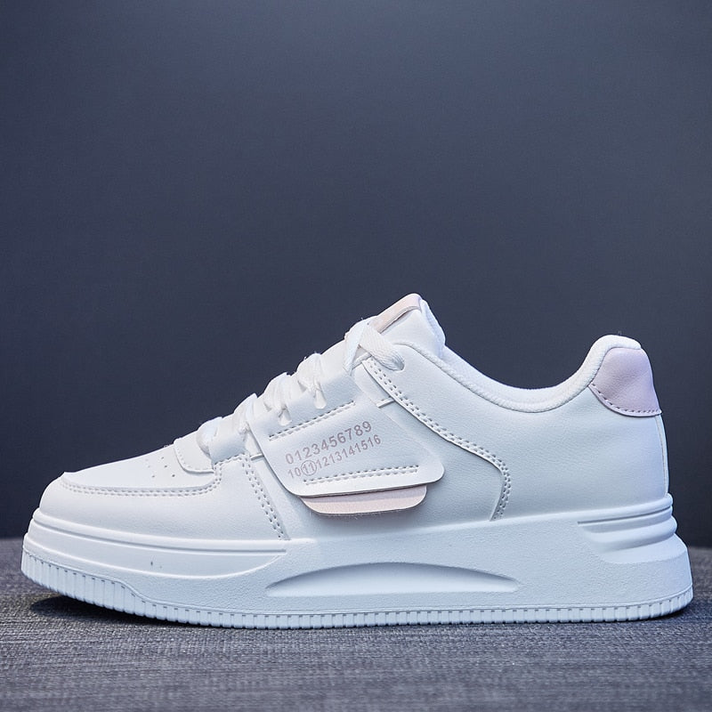 Black Friday Amozae 2022 Spring New White Shoes Women's Vulcanize Shoes Fashion Sneakers Women Casual Shoes Platform Sneakers Ladies Flat Shoes