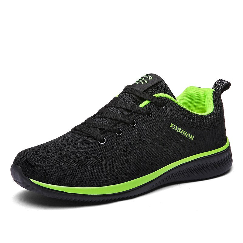 flowersverse Men Running Shoes Comfortable Sport Shoes Lightweight Walking Men Sneakers Breathable Zapatillas Women Tennis Shoes Black