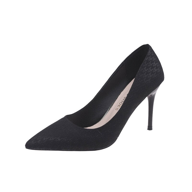 Amozae New Pointed Toe Party Shoes Ladies Thin Heels Pumps Women Pumps PVC Transparent High Heels Sandalias De Las Mujeres