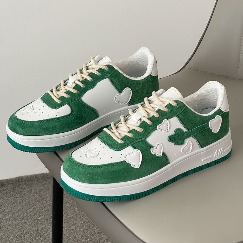 Thanksgiving flowersverse Fashion Sneakers Women Vulcanize Shoes Lace Up Flat Shoes Women Casual Shoes Breathable Zapatillas Mujer Plus Size 43 44