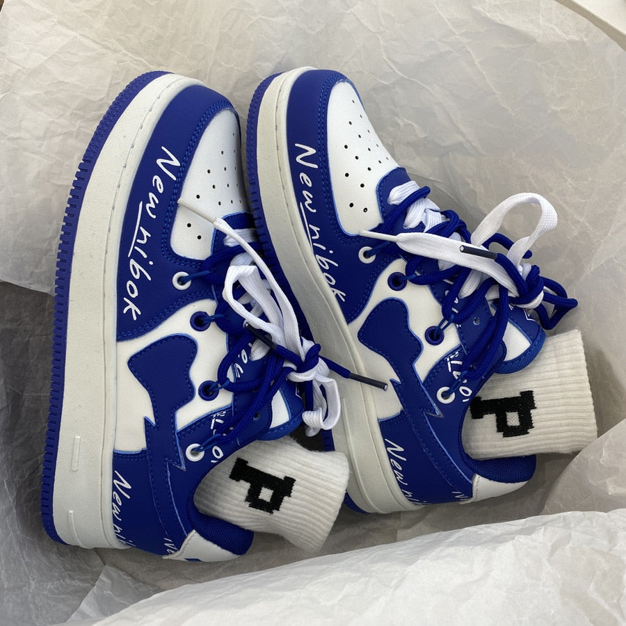 Amozae Black Friday Amozae 2024 New Women Sport Shoes Platform Sneakers Ladies Vulcanized Shoes Designer New Lace Up Breathable Sneakers Flat Shoes Size 44