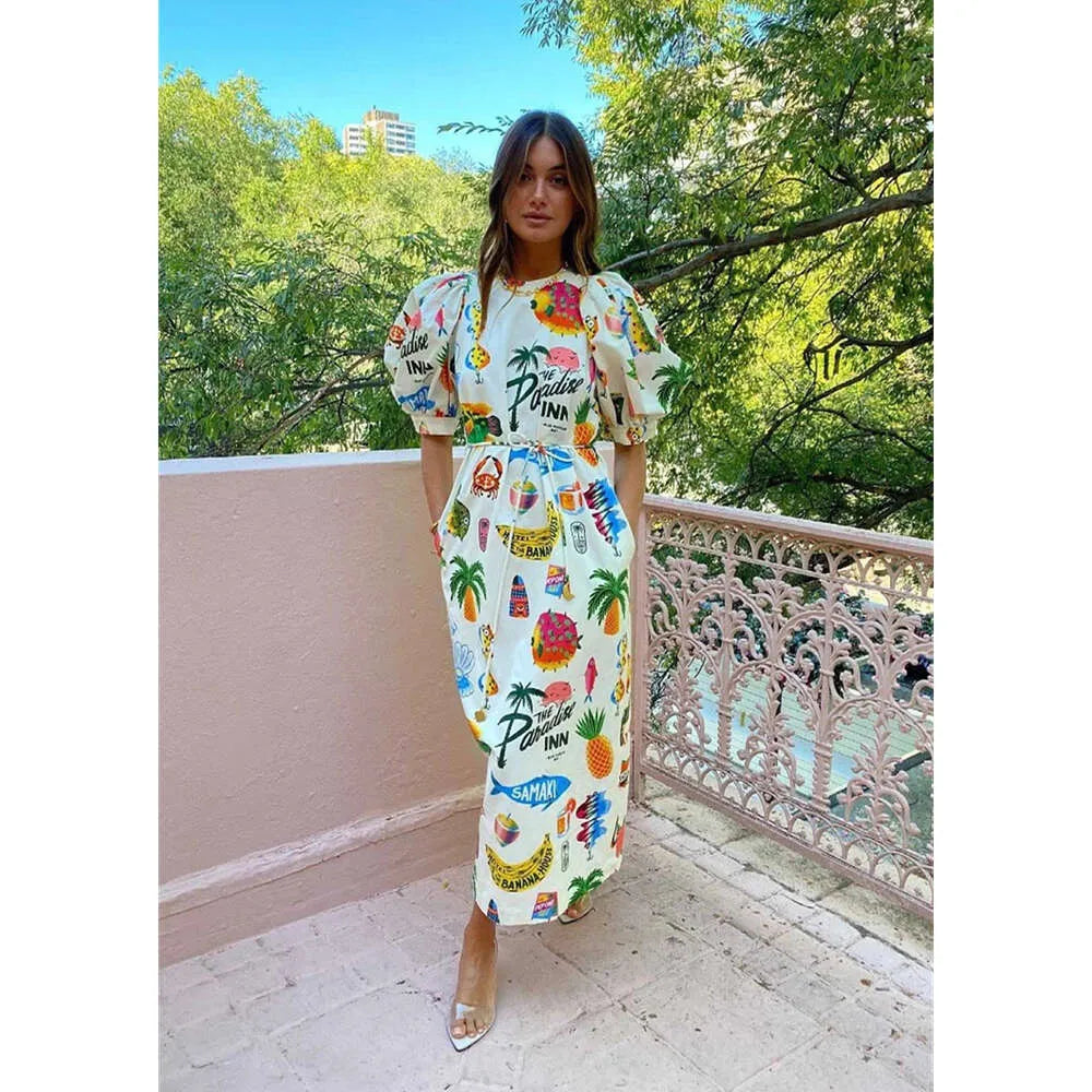 undefined designer dress Australia brand ALE partydress printing skirt dresses for womens clothing elegant womandress high quality summer new outfits