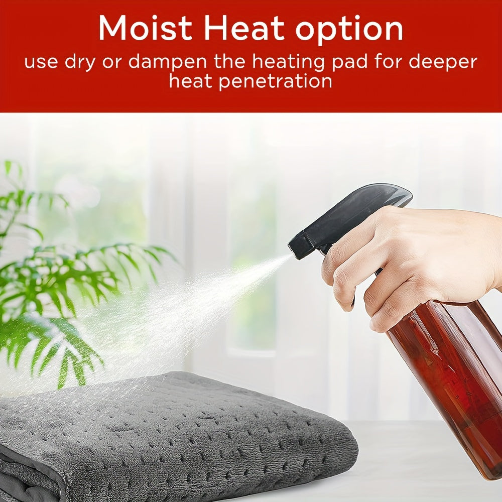 Extra Large Heating Pad For Back, Neck, Shoulder, Abdomen, Waist, Knee, And Leg Pain Comfort - 2-Hour Auto-Off, Machine Washable, Moist/Dry Heat, Electric Heating Pad For Pain Comfort And Muscle Relaxation