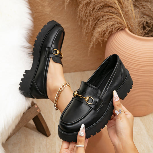 flowersverse - Vintage Classic Commute Platform & Wedge Mary Janes