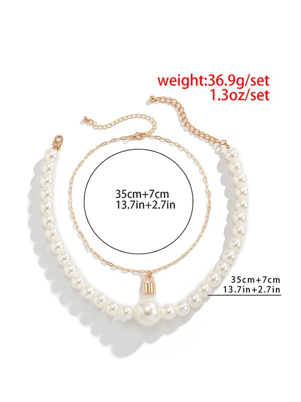 flowersverse Statement Pearl Necklaces Accessories