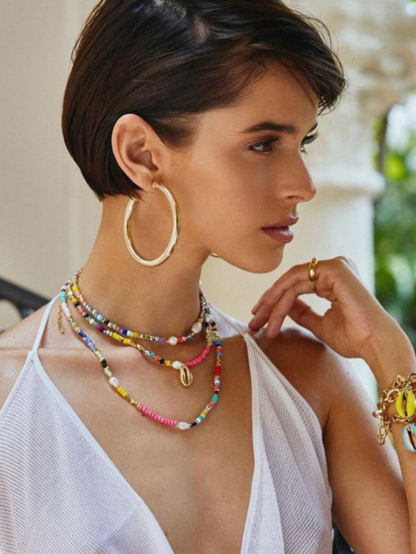 flowersverse Bohemia Irregularity Adjustable Necklaces Accessories